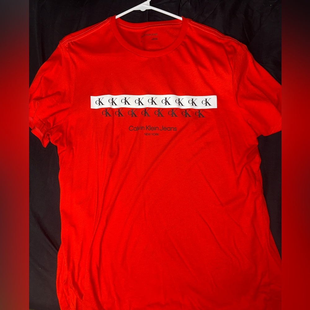 Calvin Klein Red T shirt